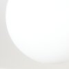 Modern Cluster Ceiling Light Chehalis with five white glass shades, ø 15 cm