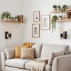 Lemou E27 wall light set of 2 for living room, bedroom, retro Scandinavian