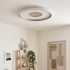 Orvix LED ceiling light with remote control Ø 59 cm, round ceiling lamp