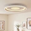 Orvix LED ceiling light with remote control Ø 59 cm, round ceiling lamp