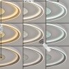 Orvix LED ceiling light with remote control Ø 59 cm, round ceiling lamp