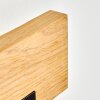 Inzino LED wood strip wall light, Scandinavian modern wall lamp for living room
