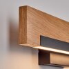 Inzino LED wood strip wall light, Scandinavian modern wall lamp for living room