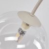 Chehalis 6-flame globe ceiling light with G9 sockets and curved arm design