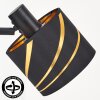 Alsen adjustable wall light with slotted lampshade, swivel head and E14 socket