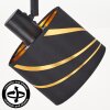 Alsen rotatable ceiling spotlight with striped lampshade, E14, retro style