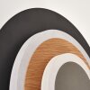 Lemik LED wall light, round adjustable wall lamp for living room and hallway