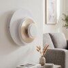 Lemik LED wall light, round adjustable wall lamp with concentric ring design