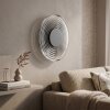 Liriel round LED wall light, Ø 30 cm, flat wall sconce with concentric rings