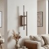 Kiron LED wall light, vertical designer wall lamp for living room and hallway