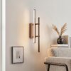 Kiron LED wall light, vertical designer wall lamp for living room and hallway