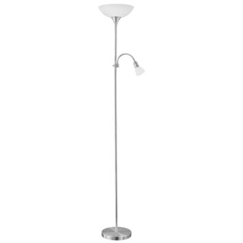 Eglo UP 2 Floor Lamp matt nickel