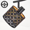 Tallaboa 2-light ceiling spotlight with grid-pattern shades, E14, rotatable