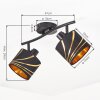 Alsen 2-light ceiling spotlight with rotating heads, E14, retro-vintage style