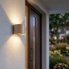 Tamarin modern round LED outdoor wall light for front door with up and down beam