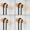 Voril retro 3-light floor lamp with foot switch, E27, 141.5 cm tall, Ø 23 cm