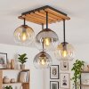 Koyoto globe ceiling light, 4-light boho retro design for dining and living room