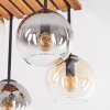 Koyoto globe ceiling light, 4-light boho retro design for dining and living room