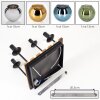 Koyoto modern boho globe ceiling light, 4-light E14 fitting for living room