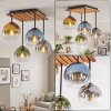 Koyoto 4-light ceiling light with globe shades for dining room and living room