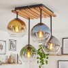 Koyoto 4-light ceiling light with globe shades for dining room and living room