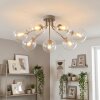 Modern globe light Gastor with seven clustered clear glass shades, diameter 82 cm, E14