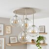 Gastor 4-light globe ceiling lamp, round ceiling light Ø 38 cm, modern retro