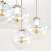 Gastor 4-light globe ceiling lamp, round ceiling light Ø 38 cm, modern retro