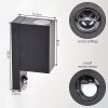 Kingstown outdoor wall light with motion sensor, 2-light front door light