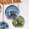 Koyoto 4-light globe ceiling light, modern vintage fixture for living room