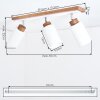 Alvorn 3-light ceiling light with adjustable spotlights, E27, Scandinavian style