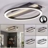 Kordex LED ceiling light, modern flush mount light with oval ring design