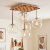 Koyoto 5-light globe shade ceiling light with E14 fittings and layered canopy