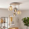 Gastor round globe ceiling light with 4 spherical shades, Ø 38 cm, E14