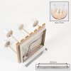 Koyoto 4-light globe ceiling light with staggered shades for living room