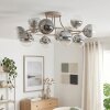Chehalis semi-flush globe ceiling light, 12-light round fixture Ø 76 cm