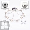 Chehalis semi-flush globe ceiling light, 12-light round fixture Ø 76 cm
