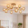 Chehalis round globe ceiling light, 12-light G9 fitting, Ø 76 cm, retro