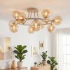 Chehalis round globe ceiling light, 12-light G9 fitting, Ø 76 cm, retro