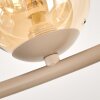 Chehalis round globe ceiling light, 12-light G9 fitting, Ø 76 cm, retro