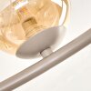 Chehalis 12-light globe ceiling light, round retro design, Ø 76 cm, G9 fitting