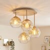 Koyoto 4-light globe ceiling light, round 38 cm, for living room and dining room