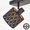 Alsen 3-Light Ceiling Spotlight with Rotating Shades, E14, Modern Scandinavian