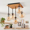Gastor 5-light globe ceiling light for dining room with tiered hanging shades, E14