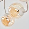 Chehalis 6-light globe ceiling light, retro ceiling lamp, Ø 58 cm, G9