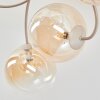 Chehalis 6-light globe ceiling light Ø64 cm, modern retro design for living room