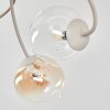 Chehalis globe ceiling light, 6-light G9 ceiling lamp, Ø 58 cm, retro style