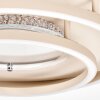 Melin round LED flush mount ceiling light Ø 51.1 cm with modern triple ring design