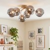 Chehalis ceiling light with globe shades, 6-light G9, ø 64 cm, modern retro