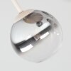 Chehalis globe ceiling light, 5-light round ceiling lamp for dining room, G9, ø 45 cm
